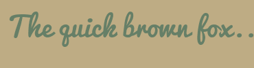 Image with Font Color 667F67 and Background Color BEAC84